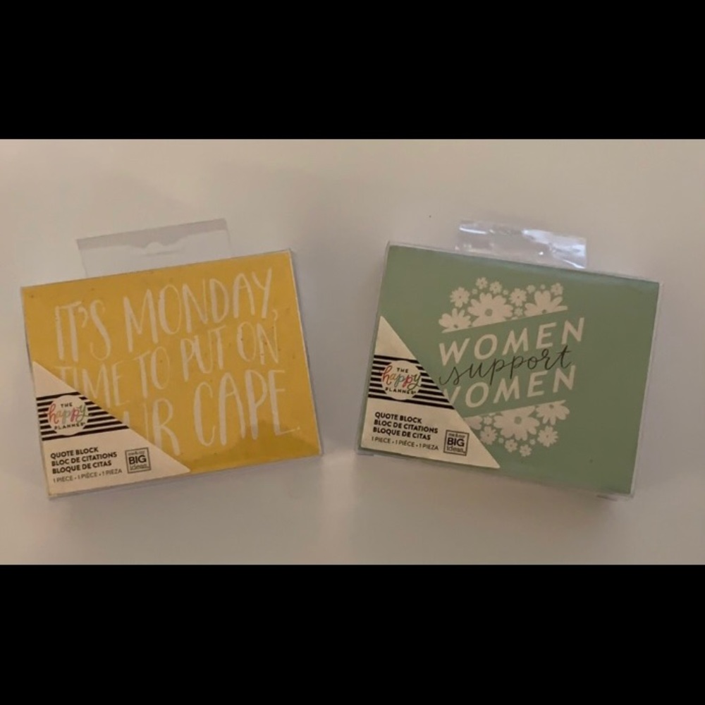 The Happy Planner - Quote Block - It’s Monday, Time to Put on your Cape